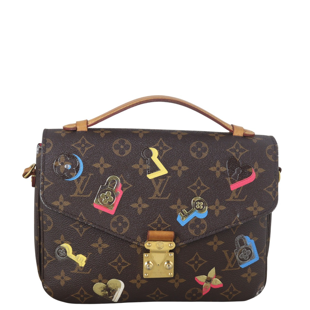 Louis Vuitton Pochette Metis Monogram Love Lock