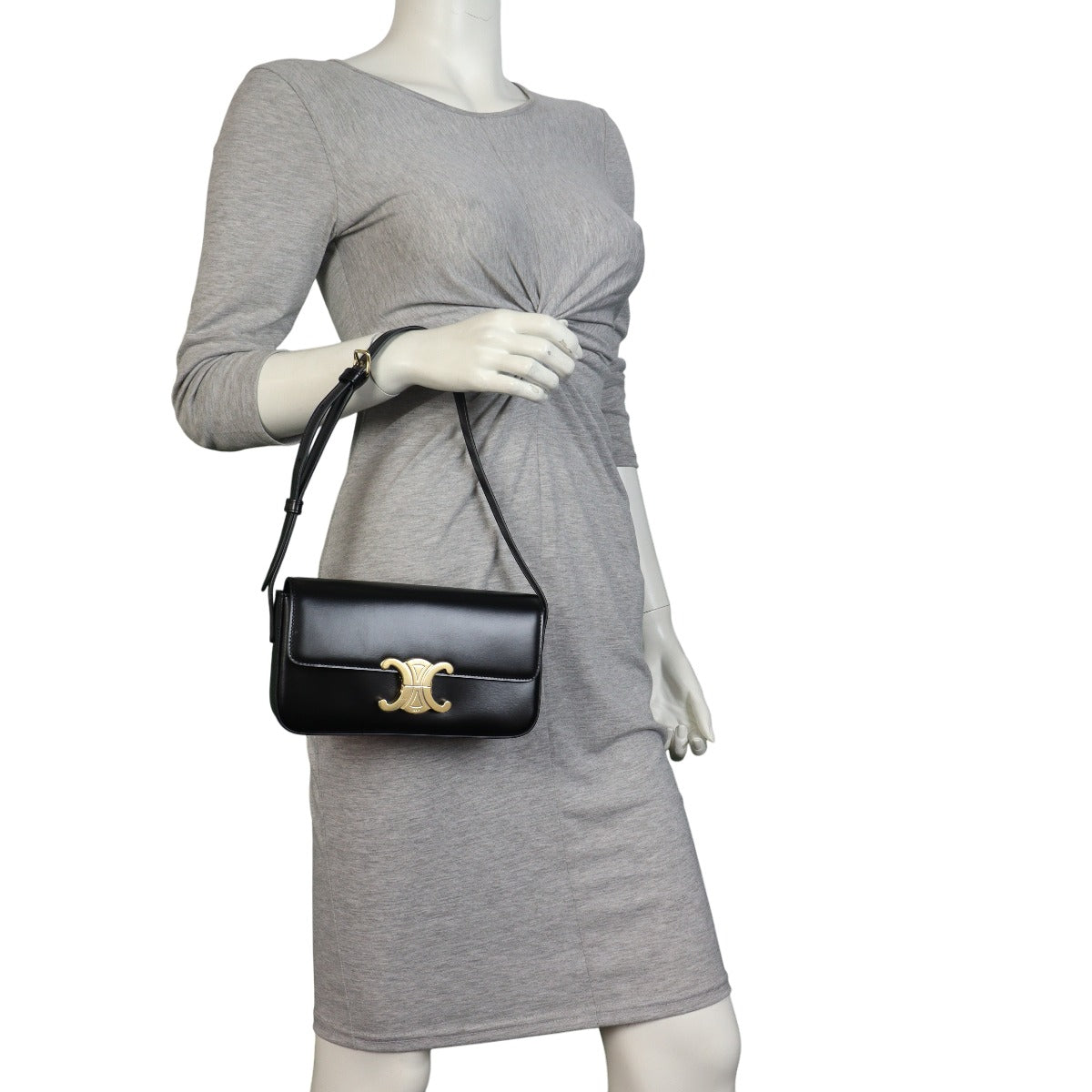 Celine Triomphe Claude Shoulder Bag