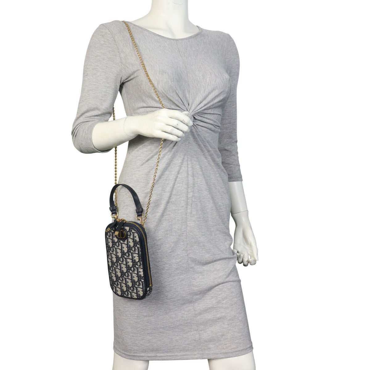 Dior 30 Montaigne Phone Holder Oblique