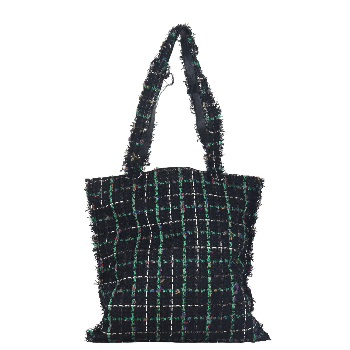 Chanel Resin Robot Tweed Shopping Tote