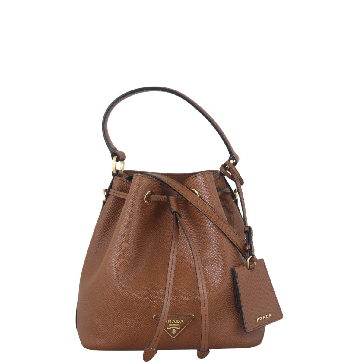 Prada Saffiano Cuir Bucket Bag