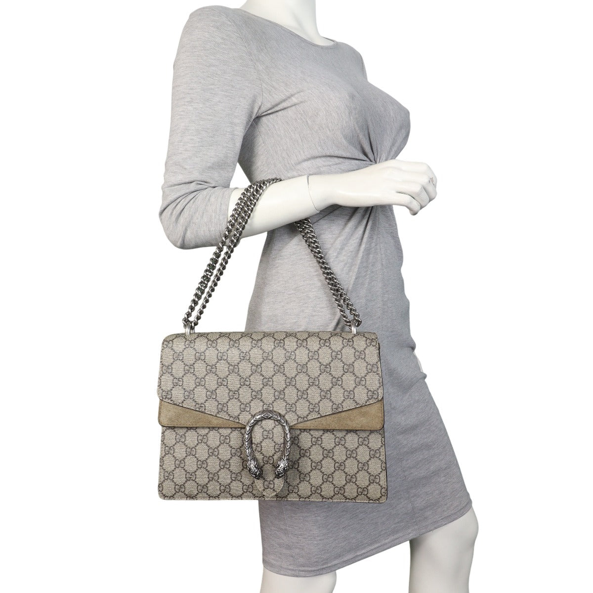 Gucci Dionysus GG Supreme Medium Shoulder Bag