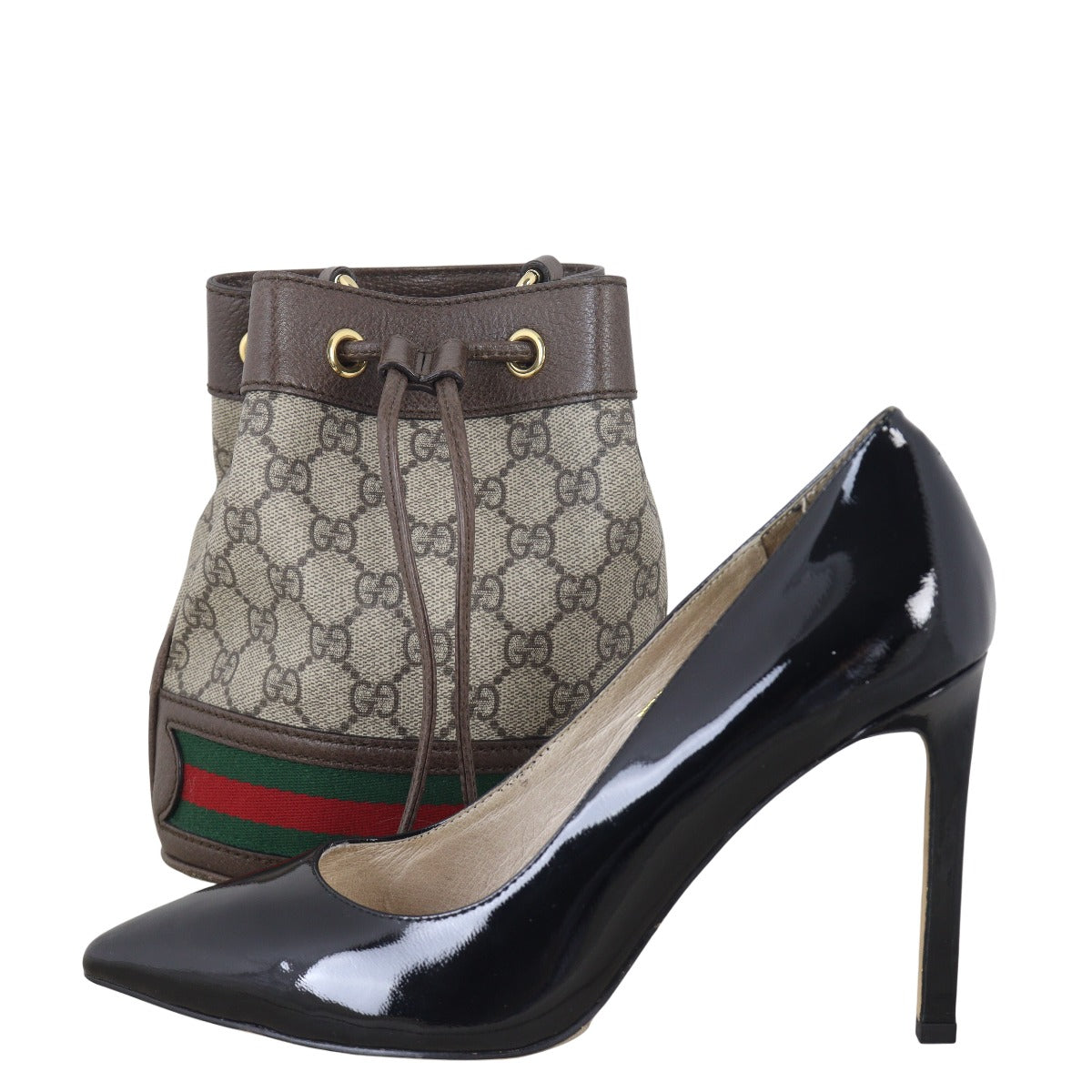 Gucci GG Supreme Ophidia Mini Bucket Bag