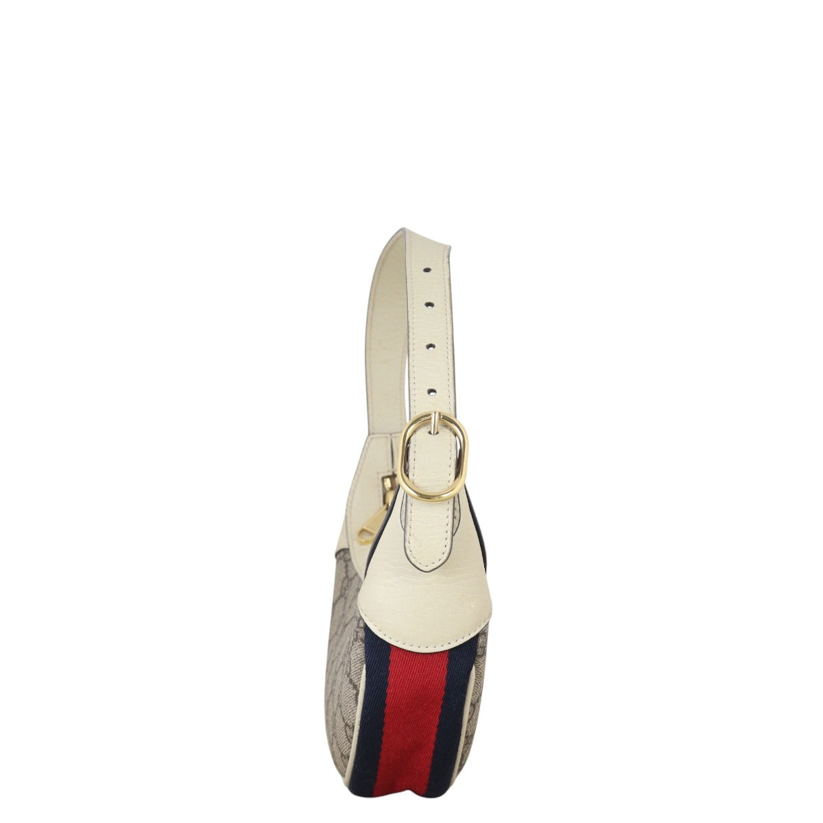 Gucci Ophidia GG Supreme Mini Crescent Shoulder Bag