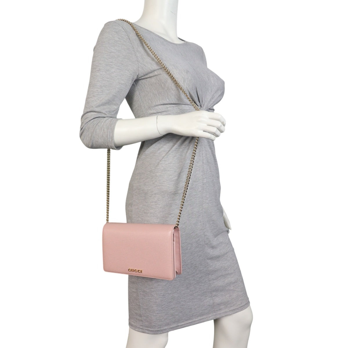 Gucci Script Chain Wallet