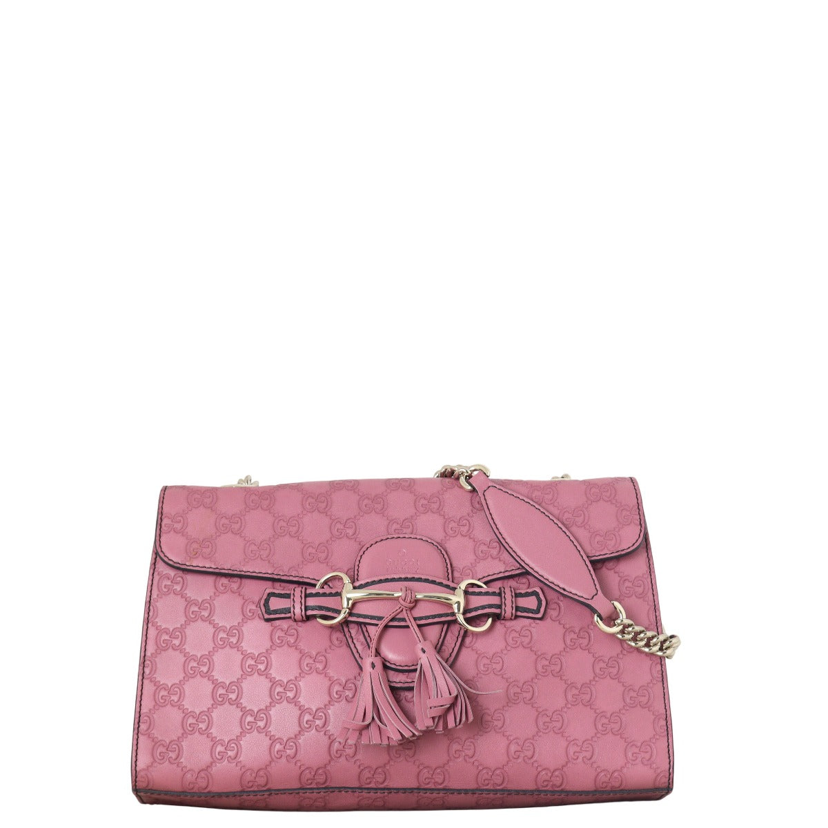 Gucci Emily Guccissima Medium Chain Shoulder Bag