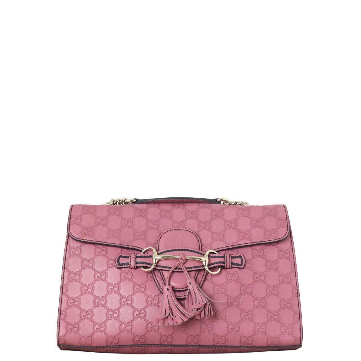 Gucci Emily Guccissima Medium Chain Shoulder Bag