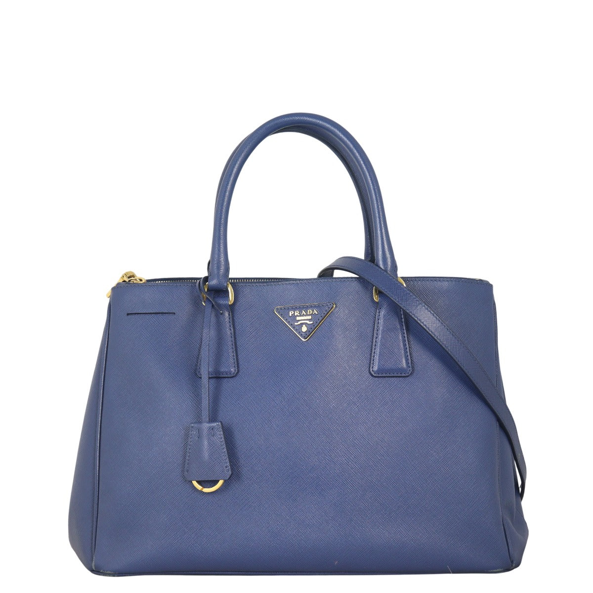 Prada Saffiano Lux Galleria Double Zip Tote Medium