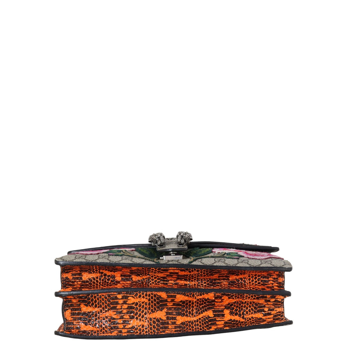 Gucci Dionysus GG Supreme Elton Embroidered Medium Shoulder Bag