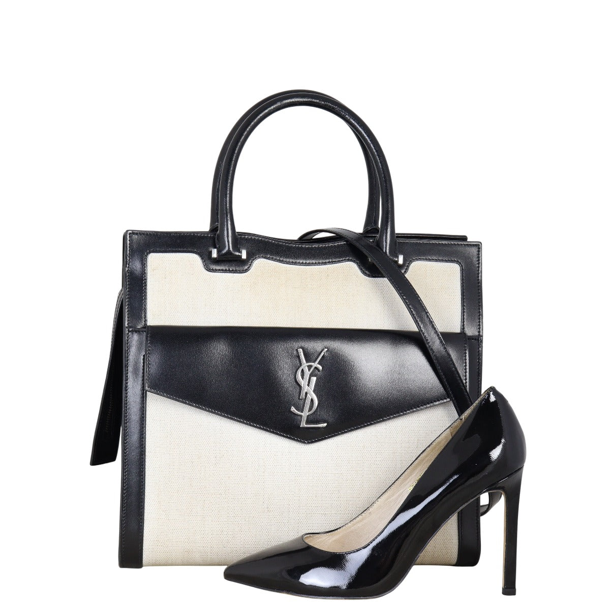 Saint Laurent Uptown Tote Large Canvas