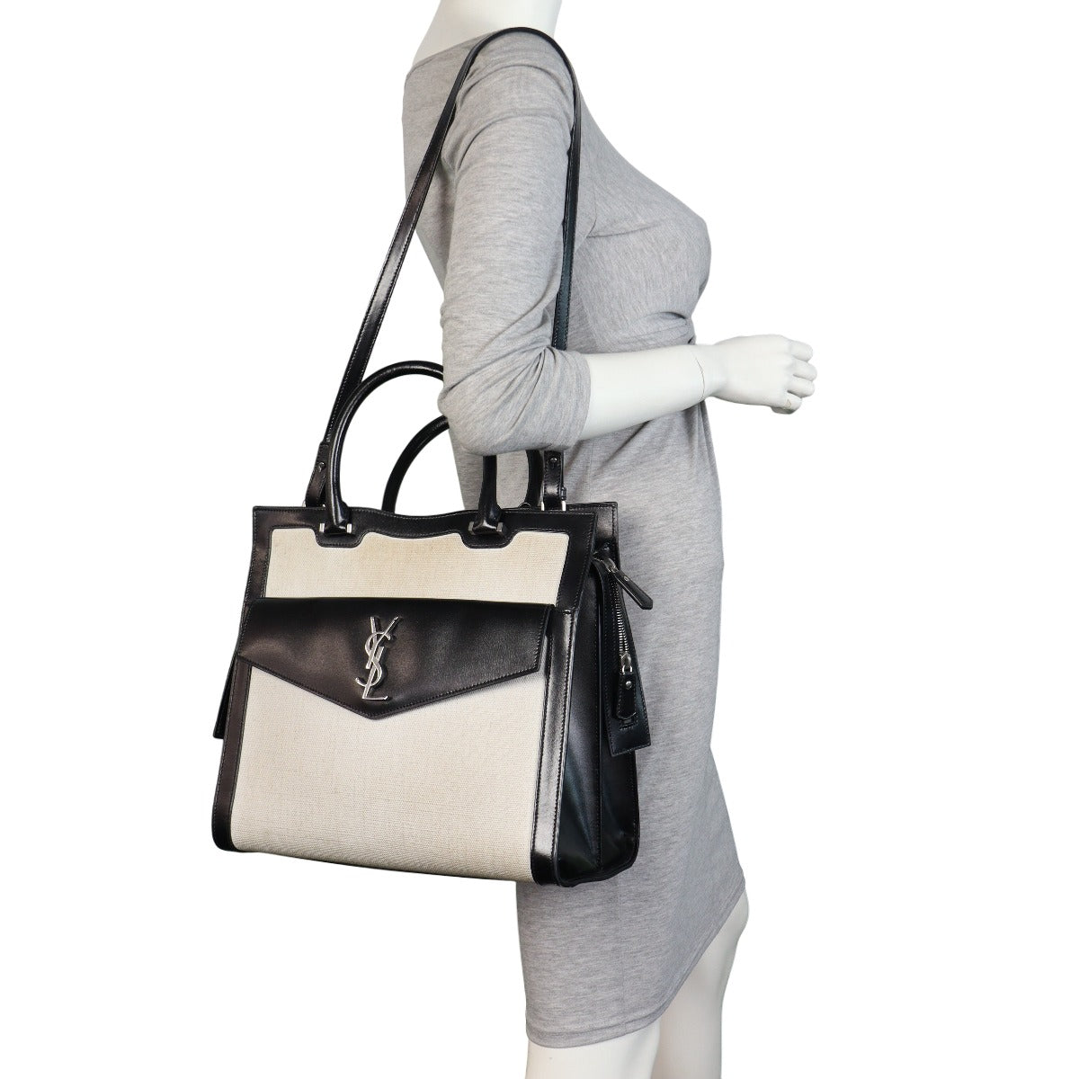 Saint Laurent Uptown Tote Large Canvas