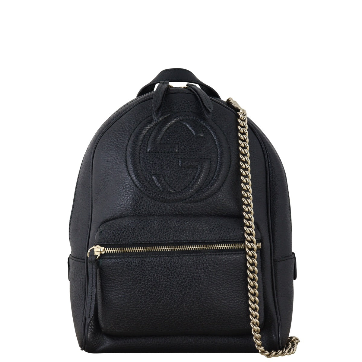Gucci Soho Leather Chain Backpack