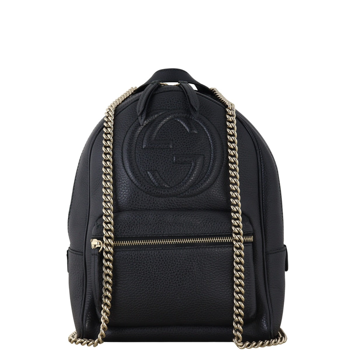 Gucci Soho Leather Chain Backpack