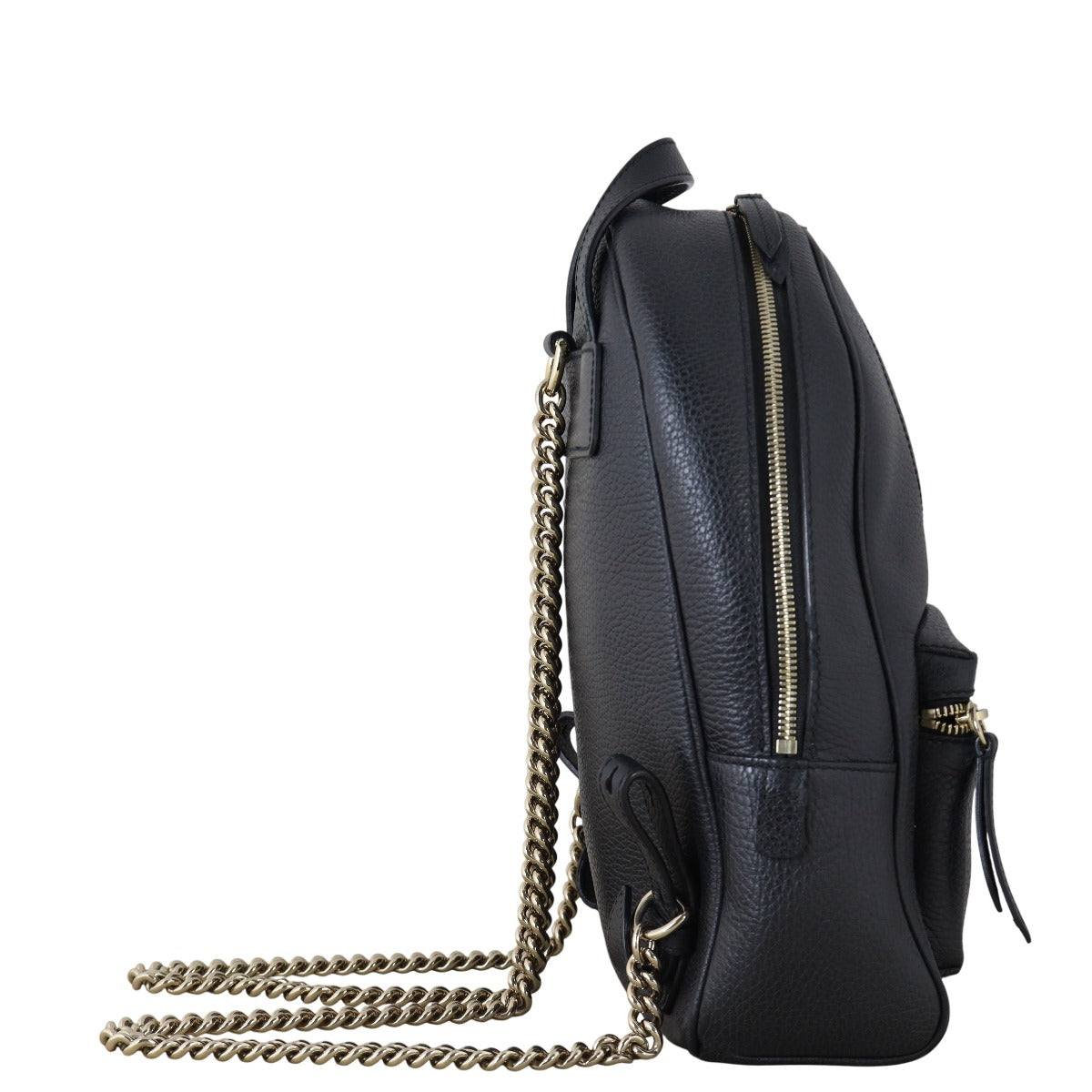 Gucci Soho Leather Chain Backpack
