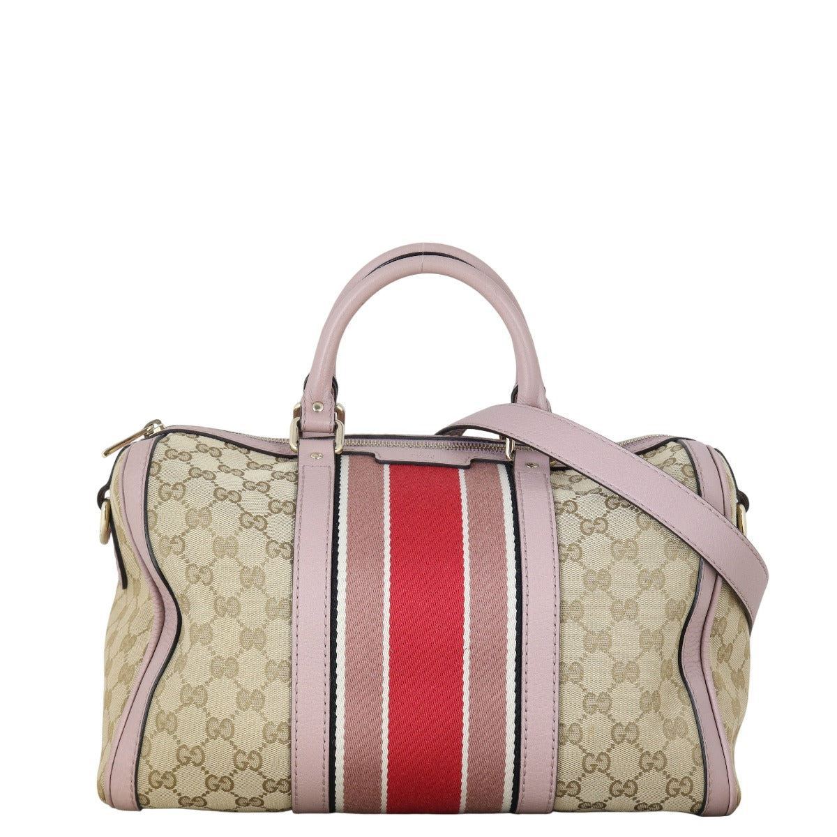 Gucci Vintage Web Original GG Boston Bag Medium