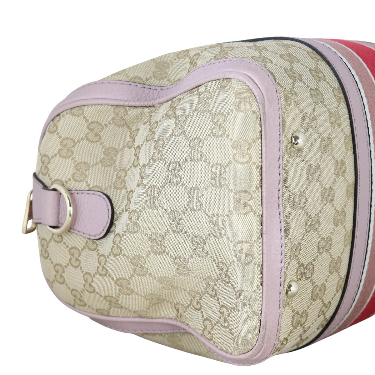 Gucci Vintage Web Original GG Boston Bag Medium