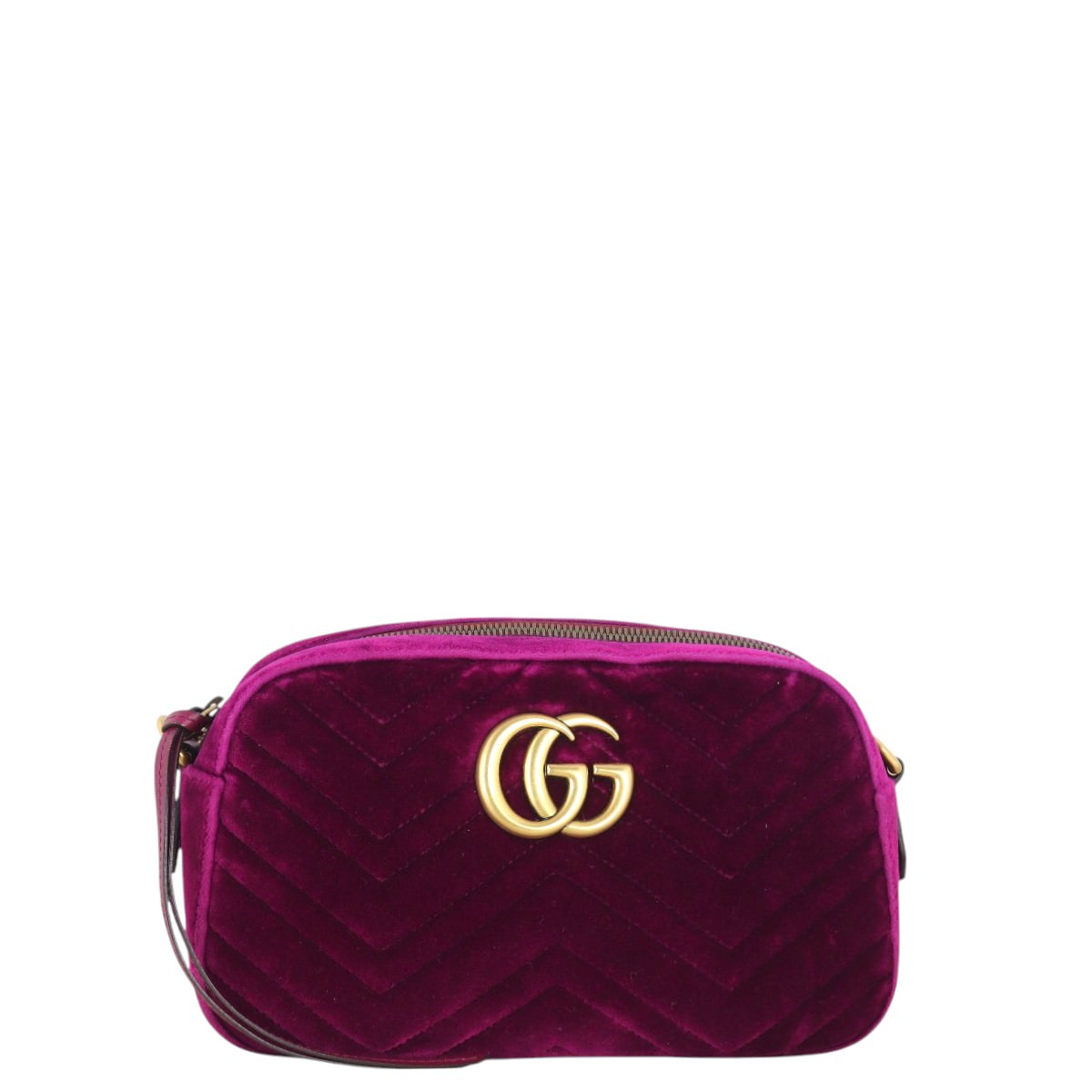 Gucci GG Marmont Velvet Small Camera Bag