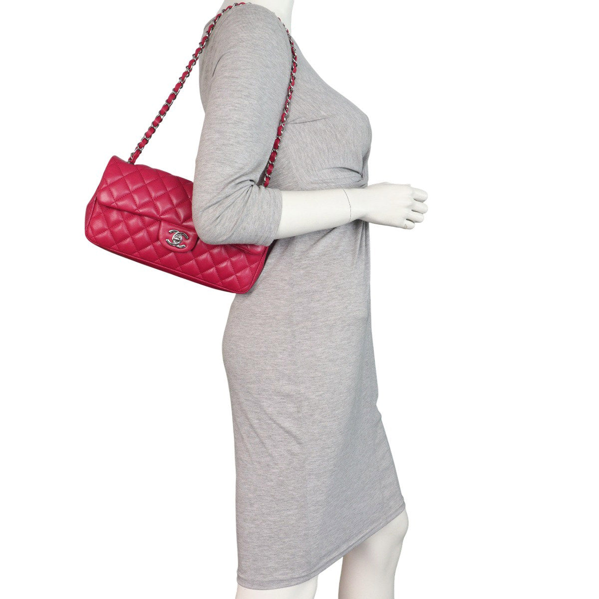 Chanel East West Flap Bag