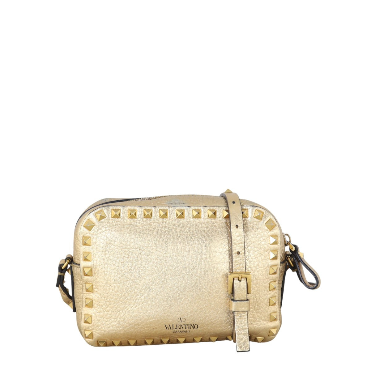 Valentino Rockstud Crossbody Metallic