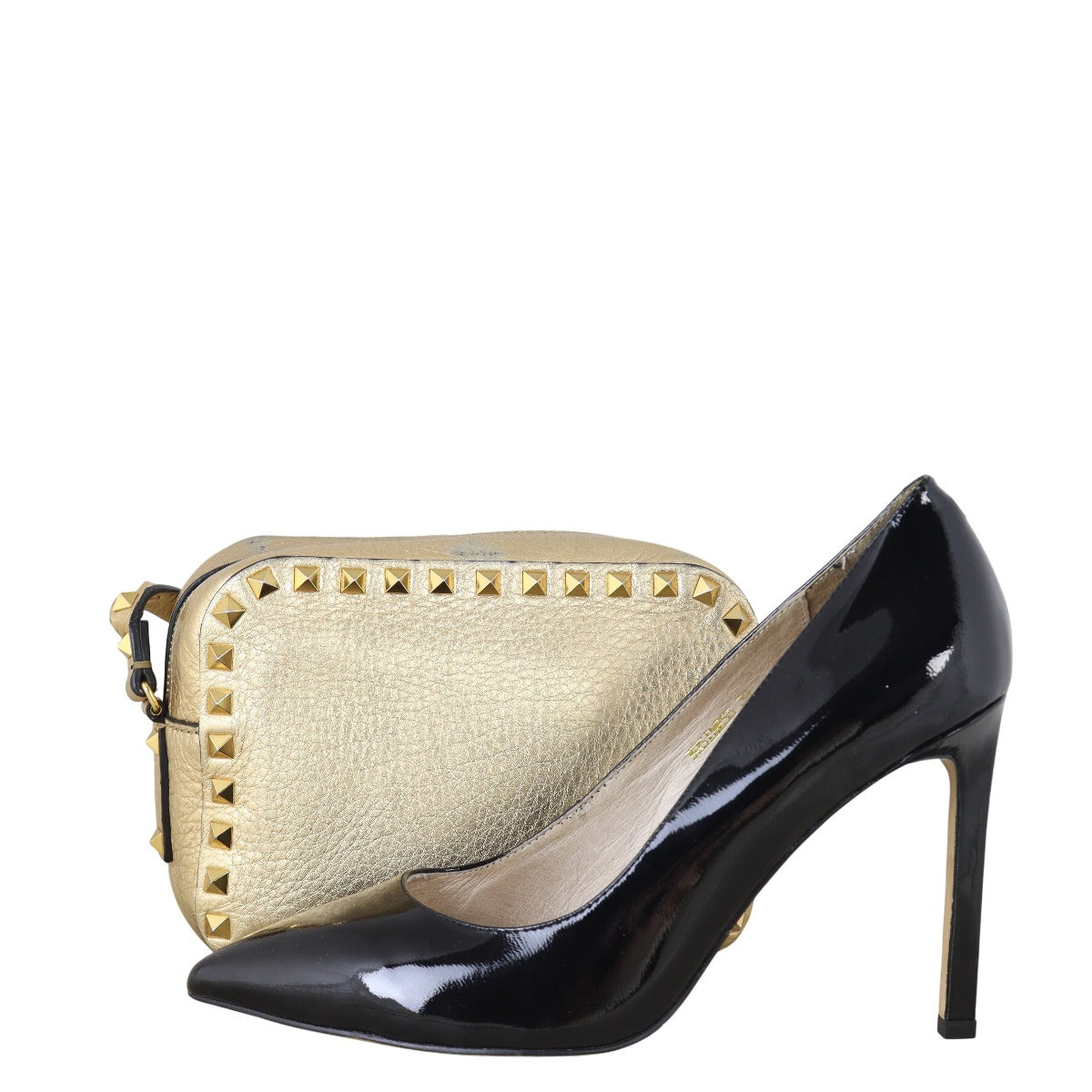 Valentino Rockstud Crossbody Metallic