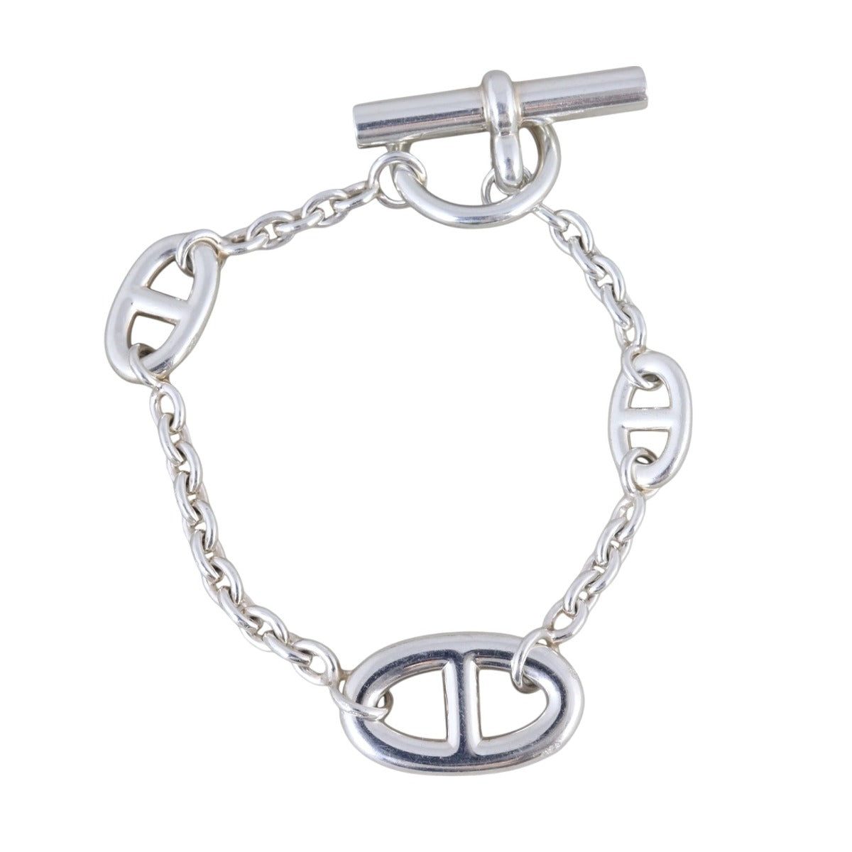 Hermes Farandole Sterling Silver Bracelet