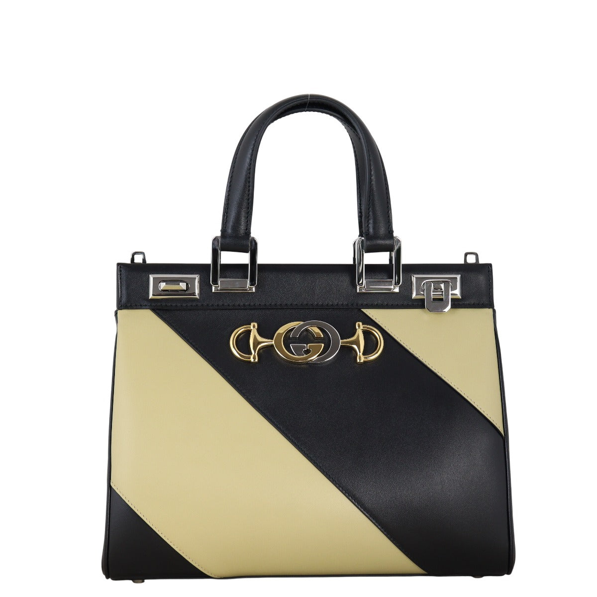 Gucci Zumi Diagonal Stripe Small Tote