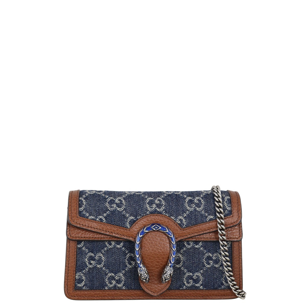 Gucci Dionysus GG Denim Super Mini Chain Bag