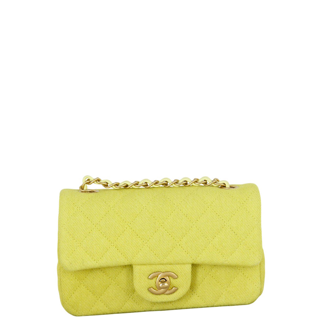 Chanel Classic Flap Mini Rectangular Bag Canvas