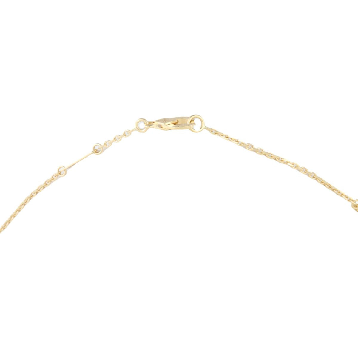 Van Cleef & Arpels Vintage Alhambra Onyx 18k Yellow Gold Pendant Necklace