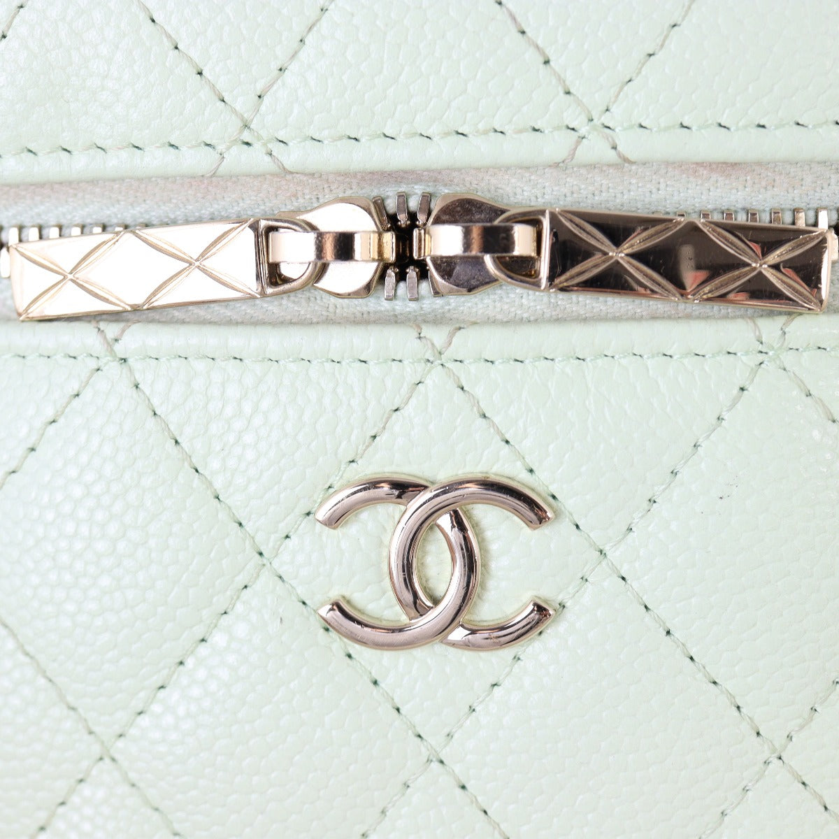 Chanel Top Handle Vanity Case Chain Bag