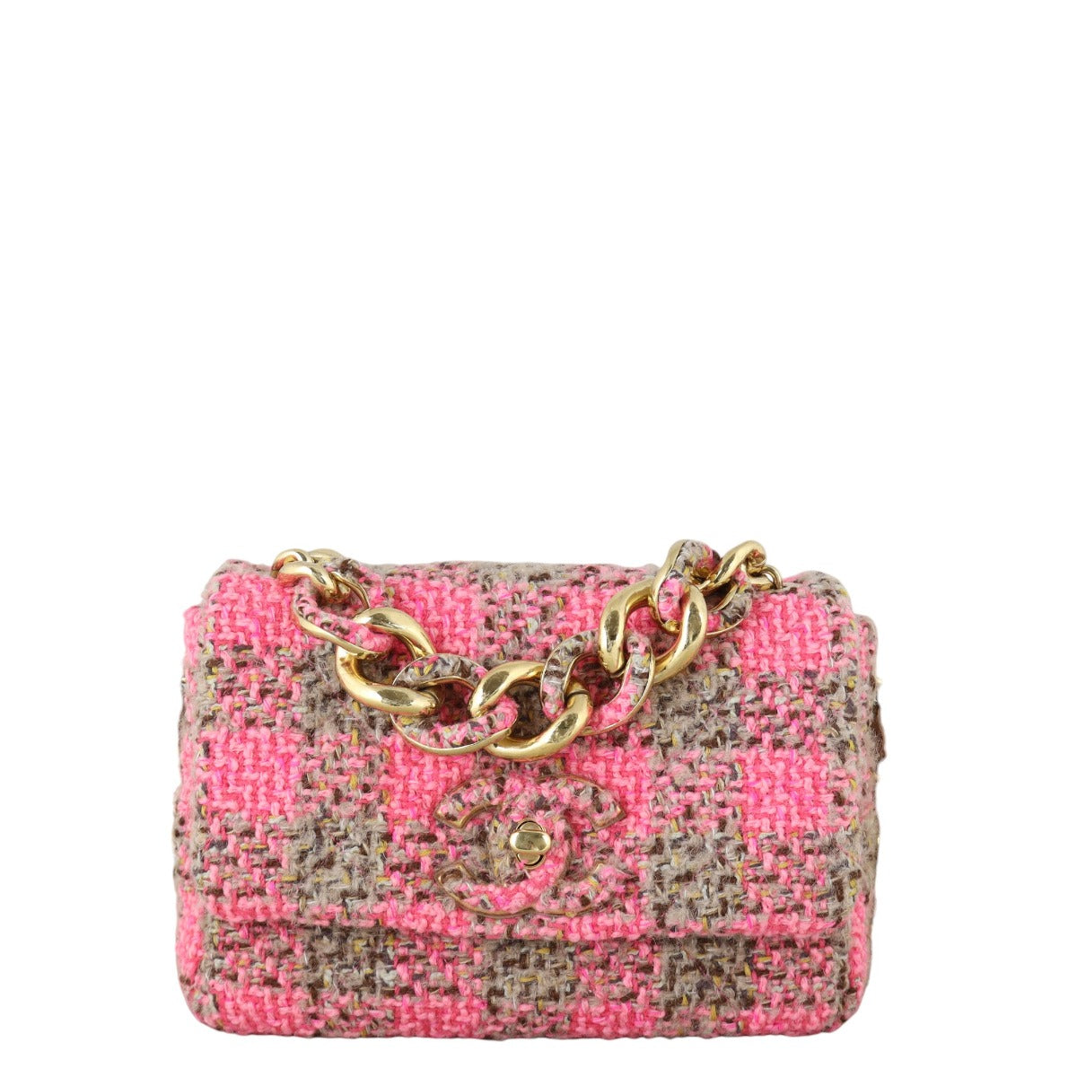 Chanel Elegant Chain Flap Tweed
