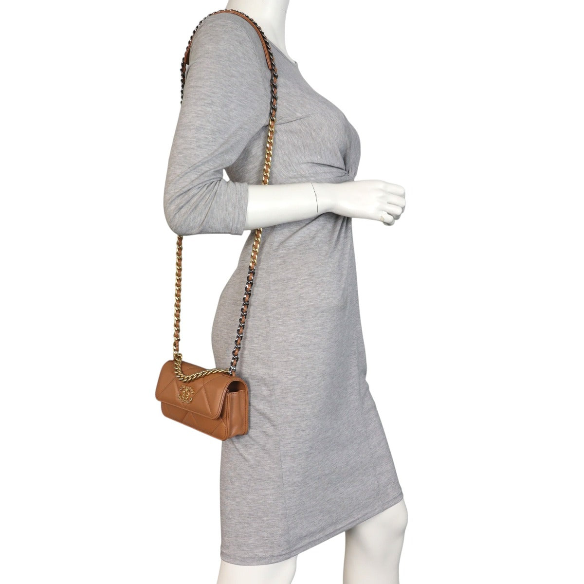 Chanel 19 Phone Holder on Chain