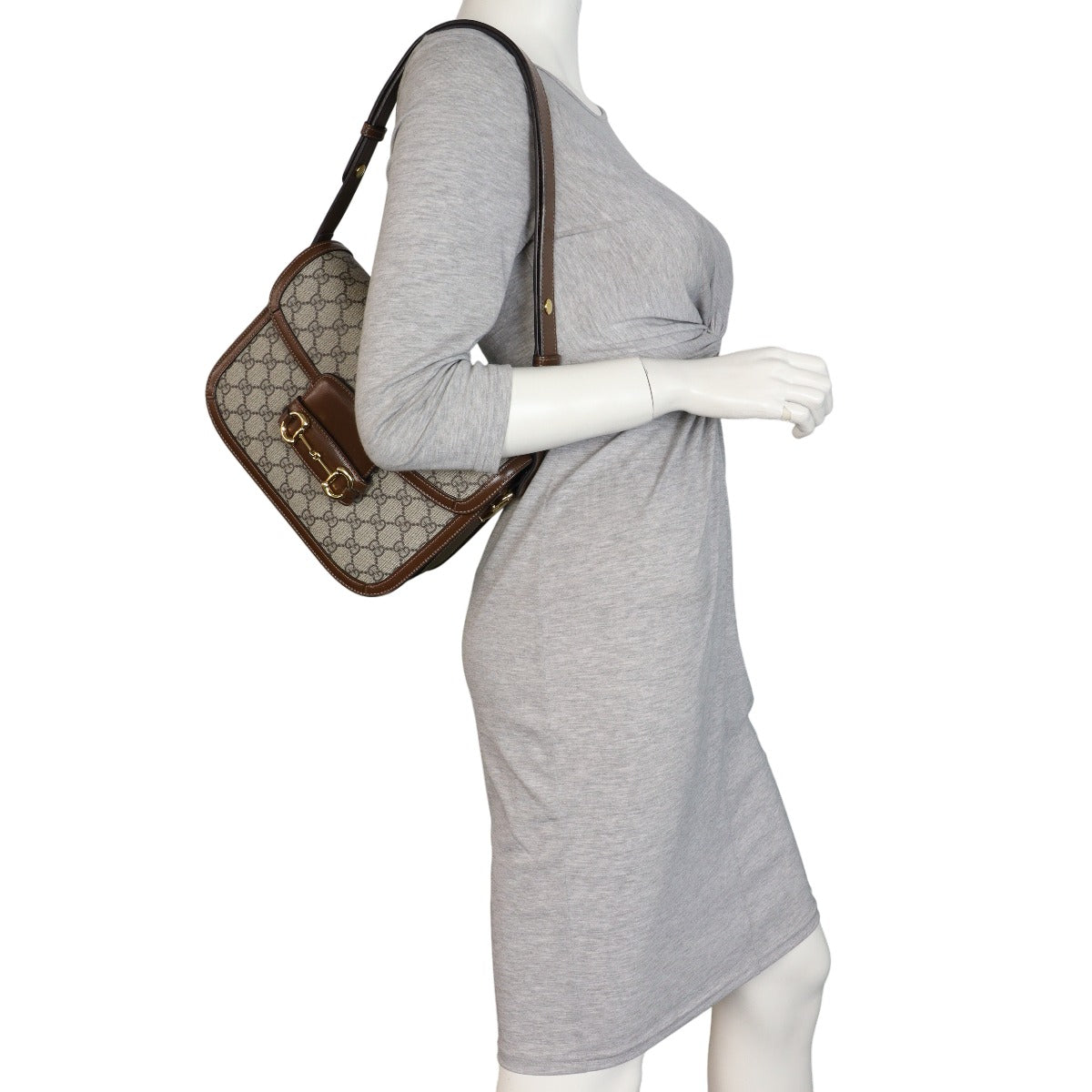 Gucci GG Supreme Horsebit 1955 Shoulder Bag