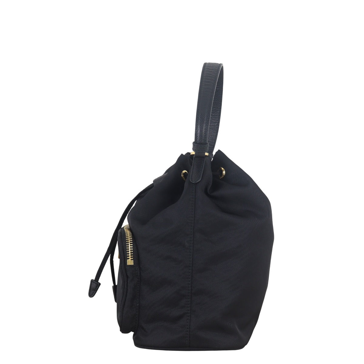 Prada Duet Tessuto Bucket Bag