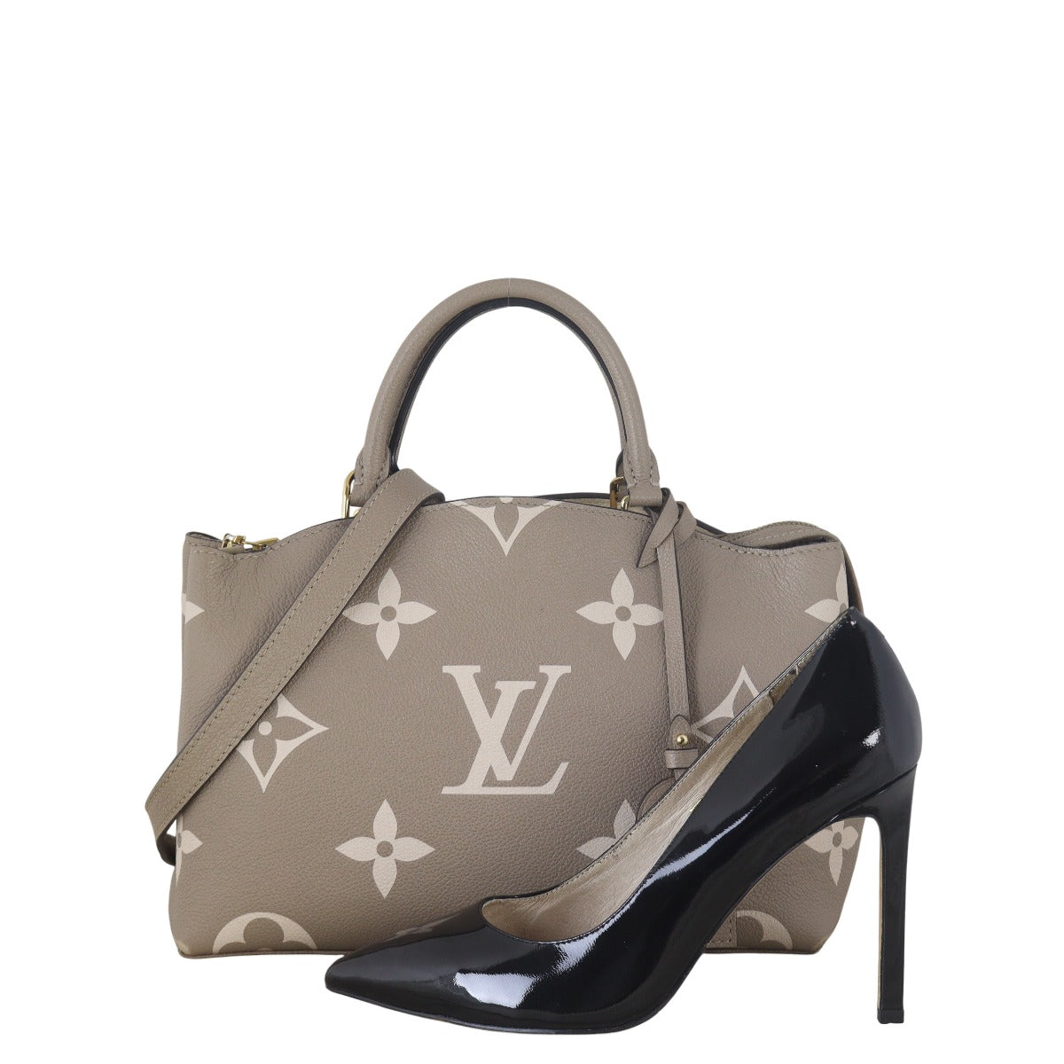Louis Vuitton Petite Palais Monogram Empreinte Giant Bicolour