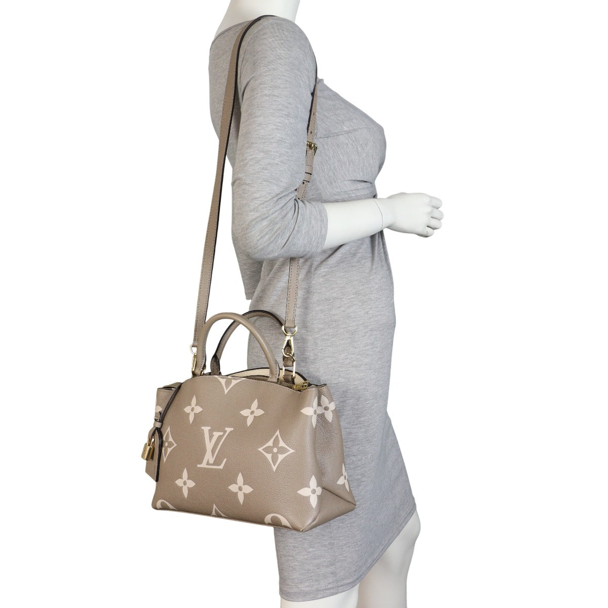 Louis Vuitton Petite Palais Monogram Empreinte Giant Bicolour