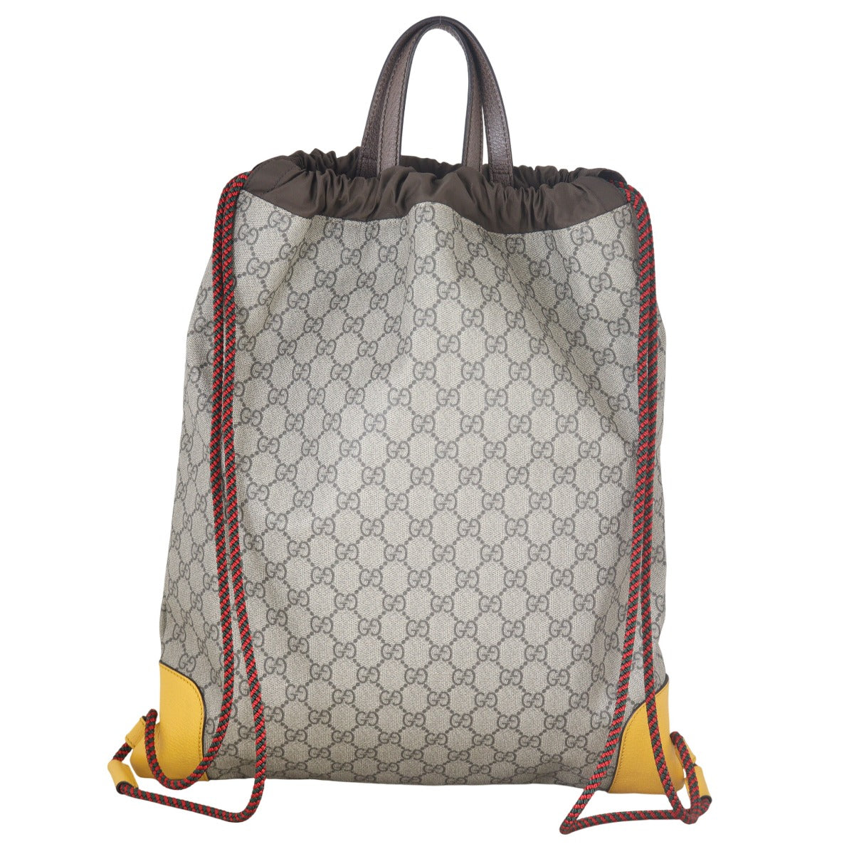 Gucci GG Supreme Neo Vintage Drawstring Backpack
