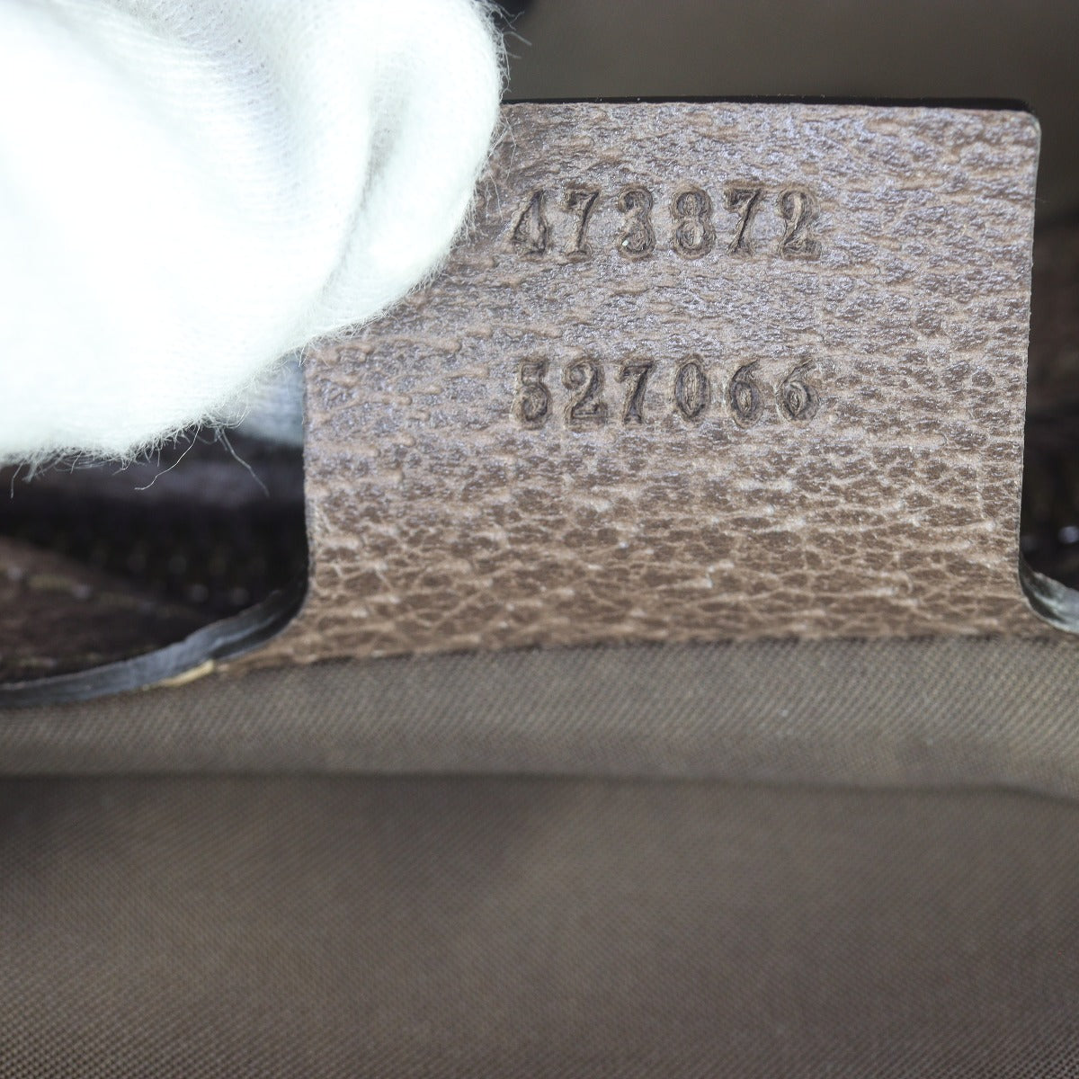 Gucci GG Supreme Neo Vintage Drawstring Backpack