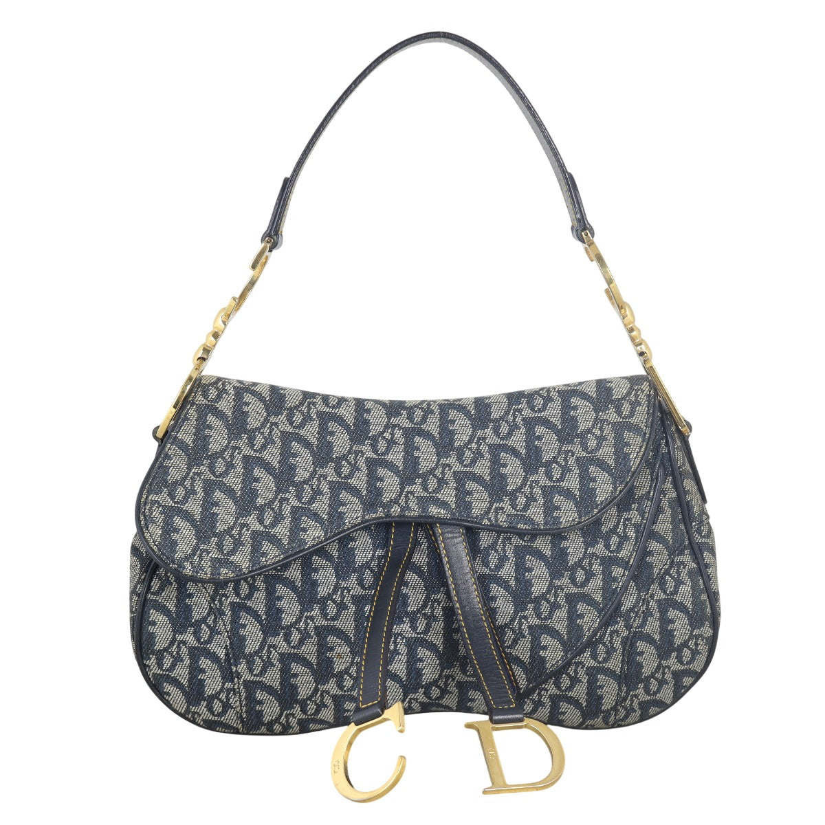 Dior Vintage Double Saddle Bag Oblique
