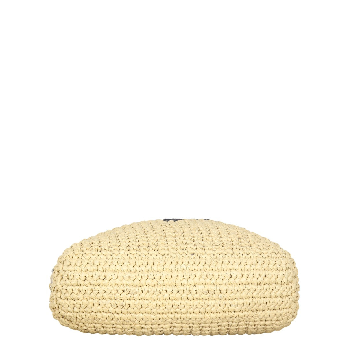 Prada Raffia Logo Tote Small