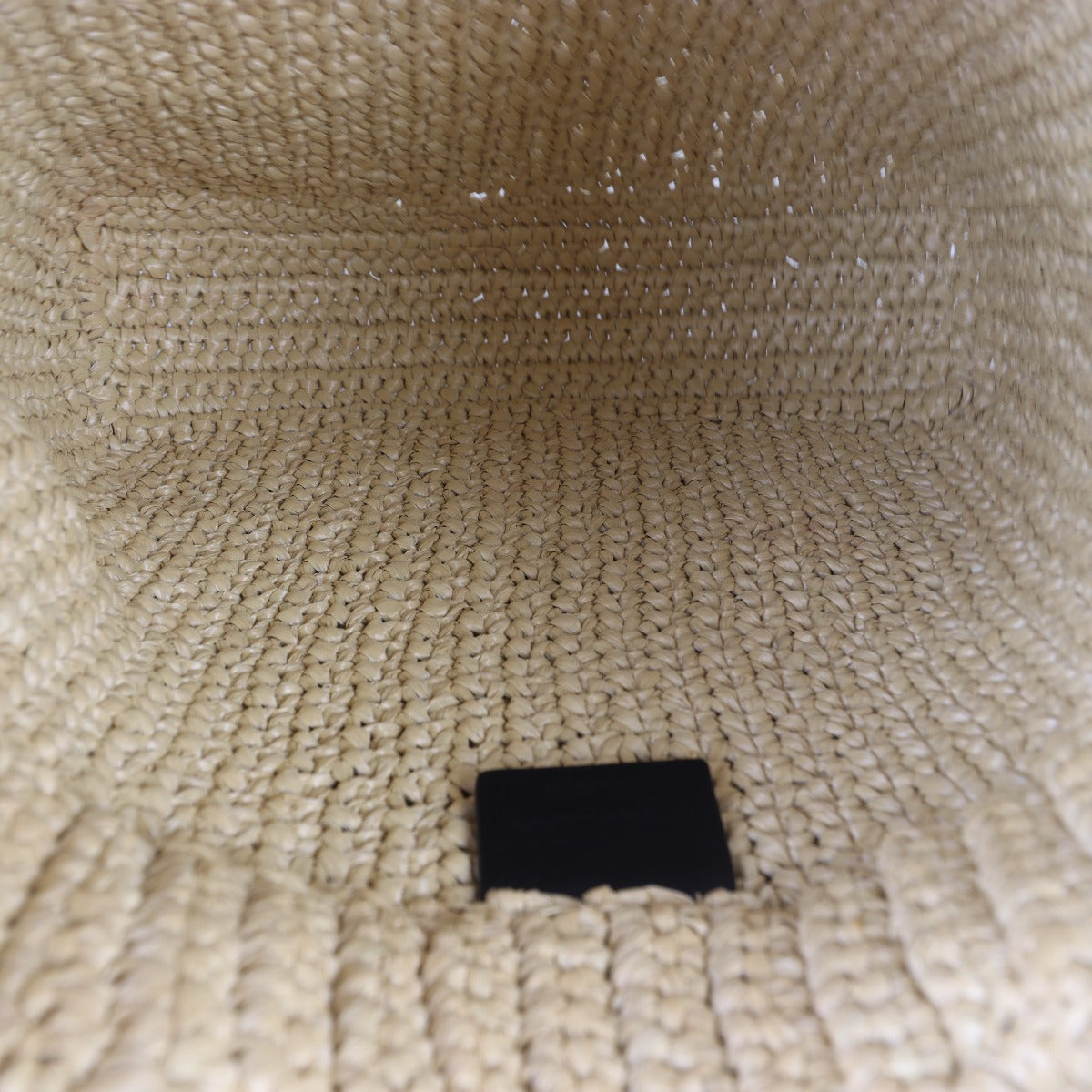 Prada Raffia Logo Tote Small