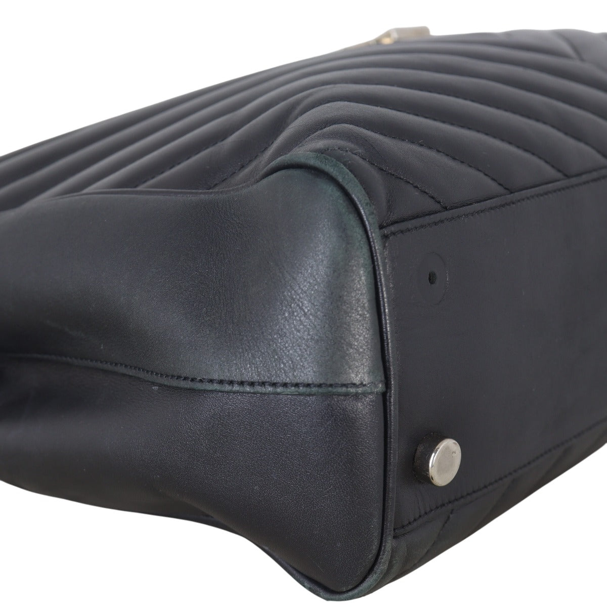 Saint Laurent Chevron Shopping Tote