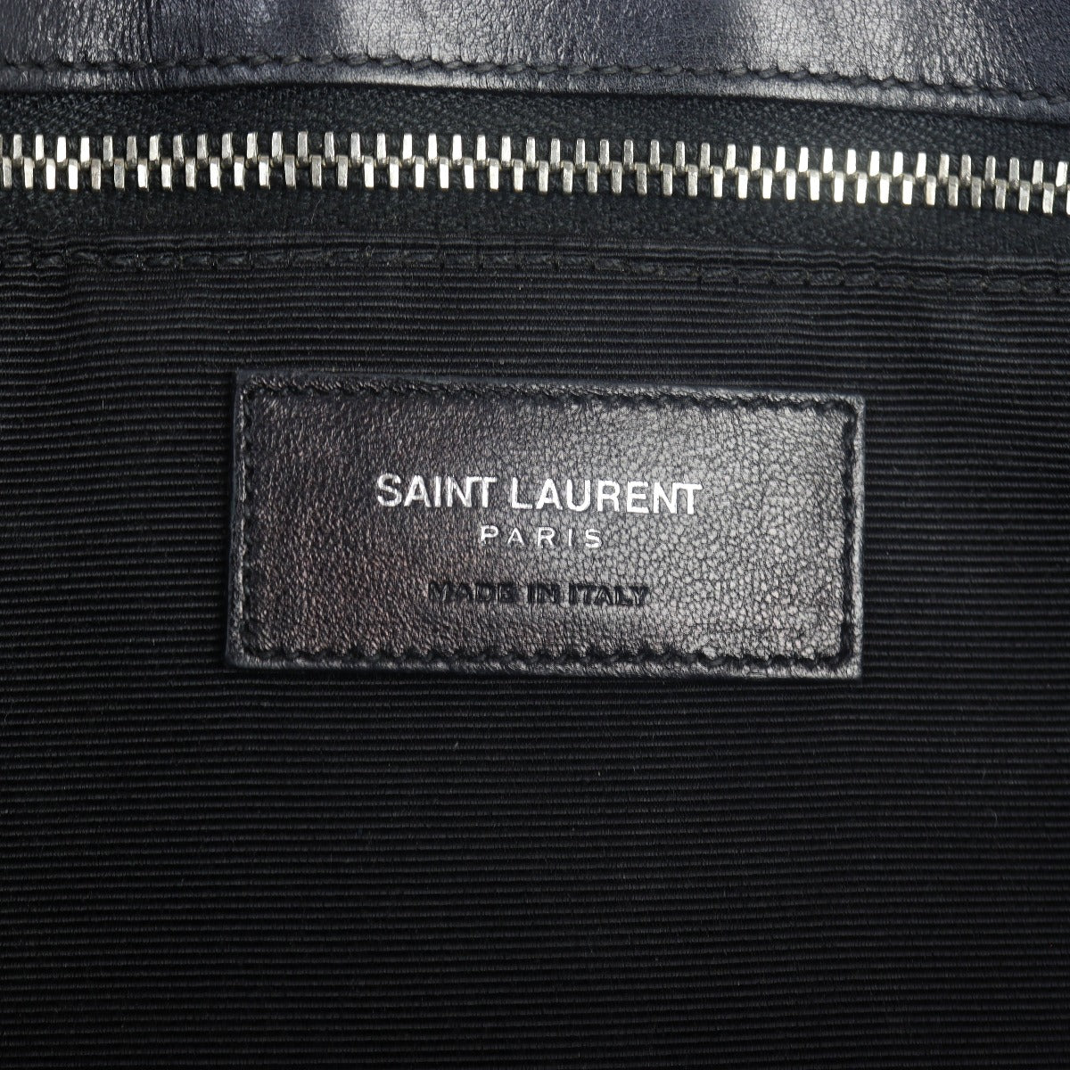 Saint Laurent Chevron Shopping Tote