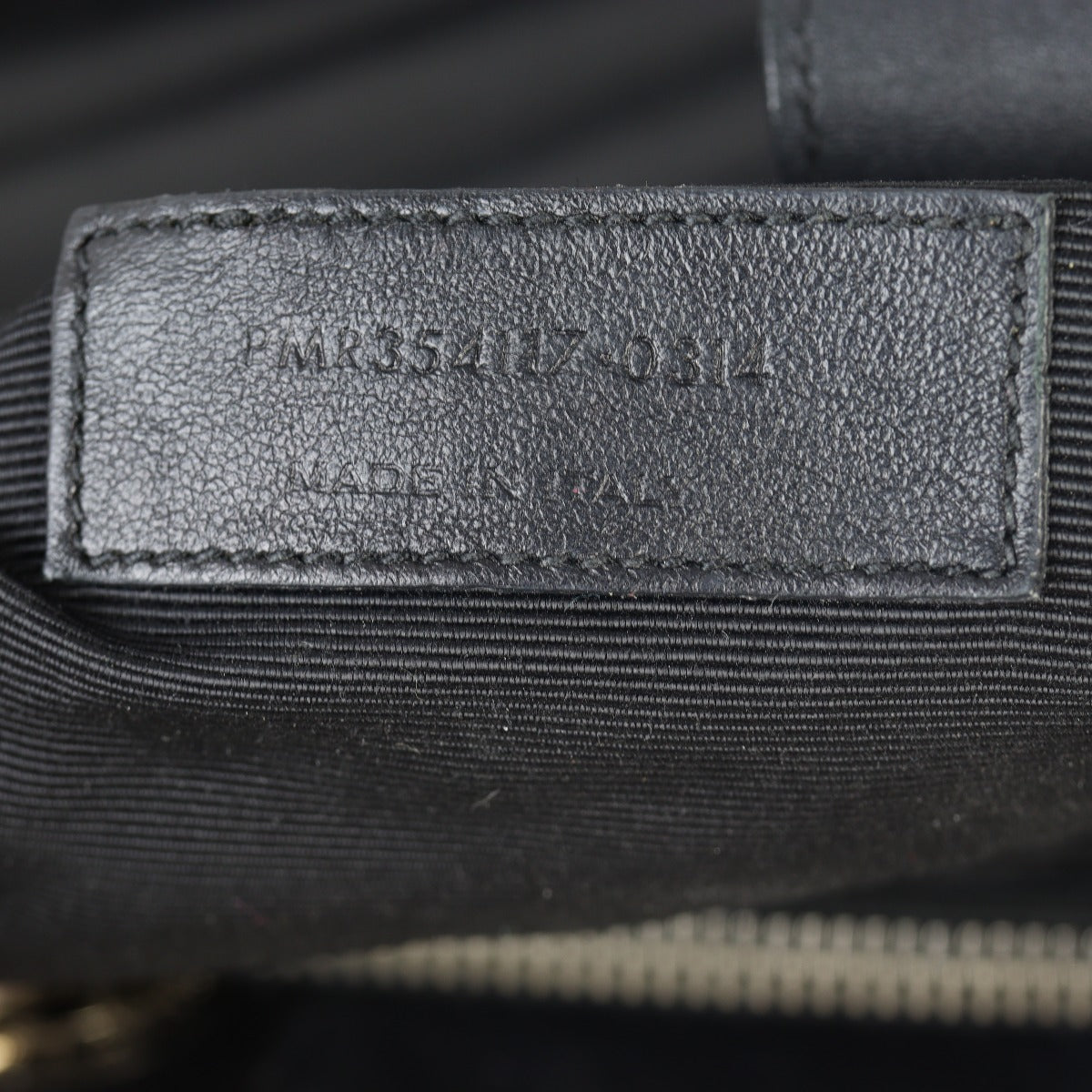 Saint Laurent Chevron Shopping Tote