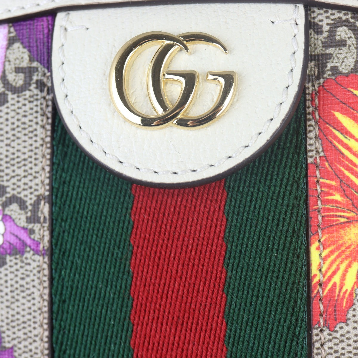 Gucci Ophidia GG Supreme Flora Small Shoulder Bag