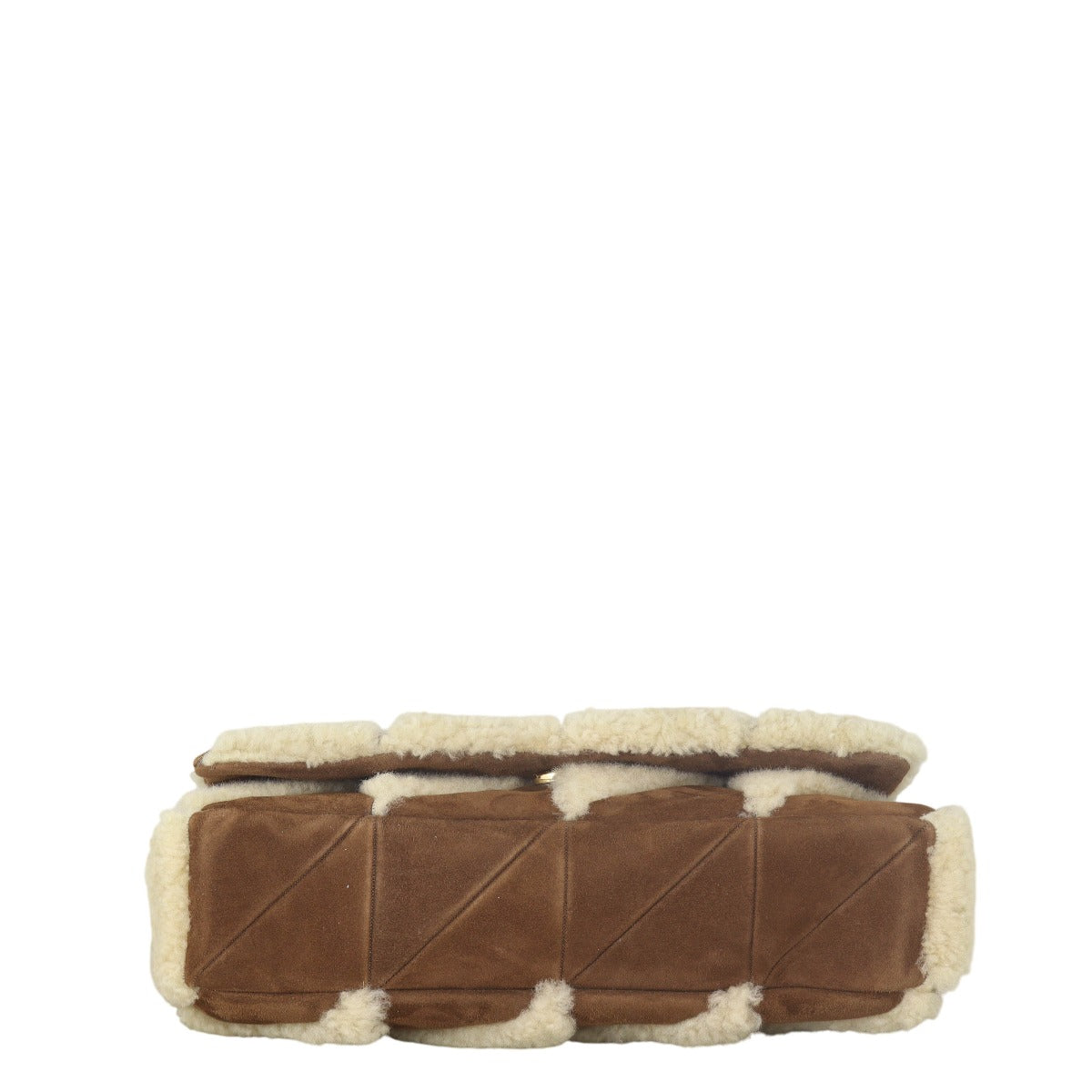 Saint Laurent Jamie Monogram Medium Shearling Patchwork