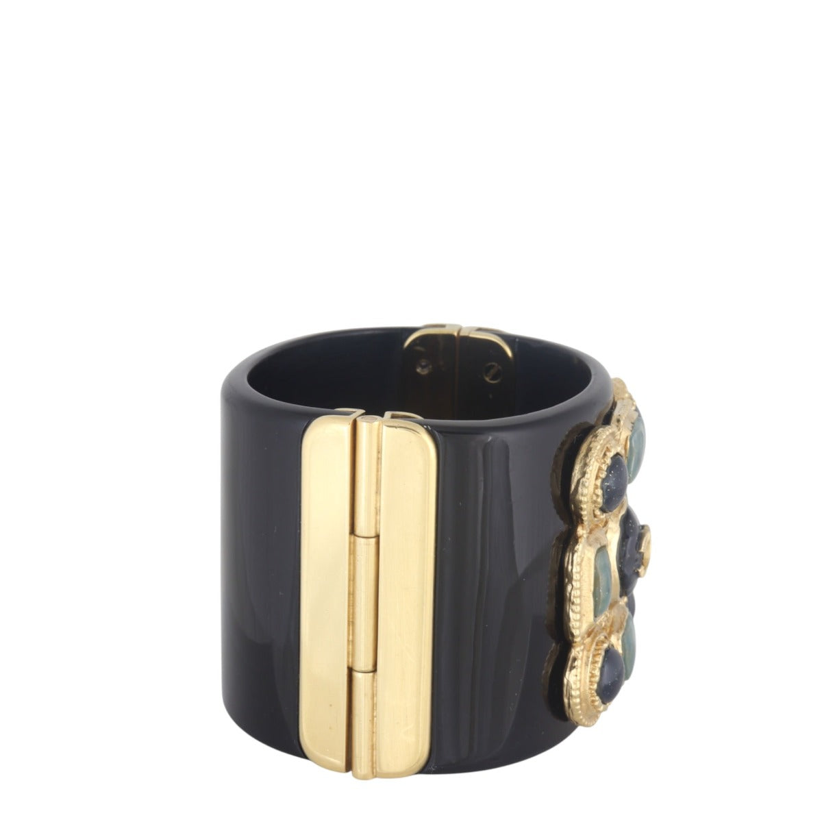 Chanel CC Resin Cuff Bracelet