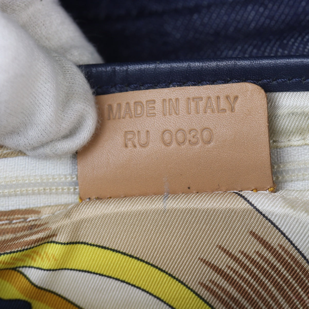 Dior Vintage Saddle Bag Denim