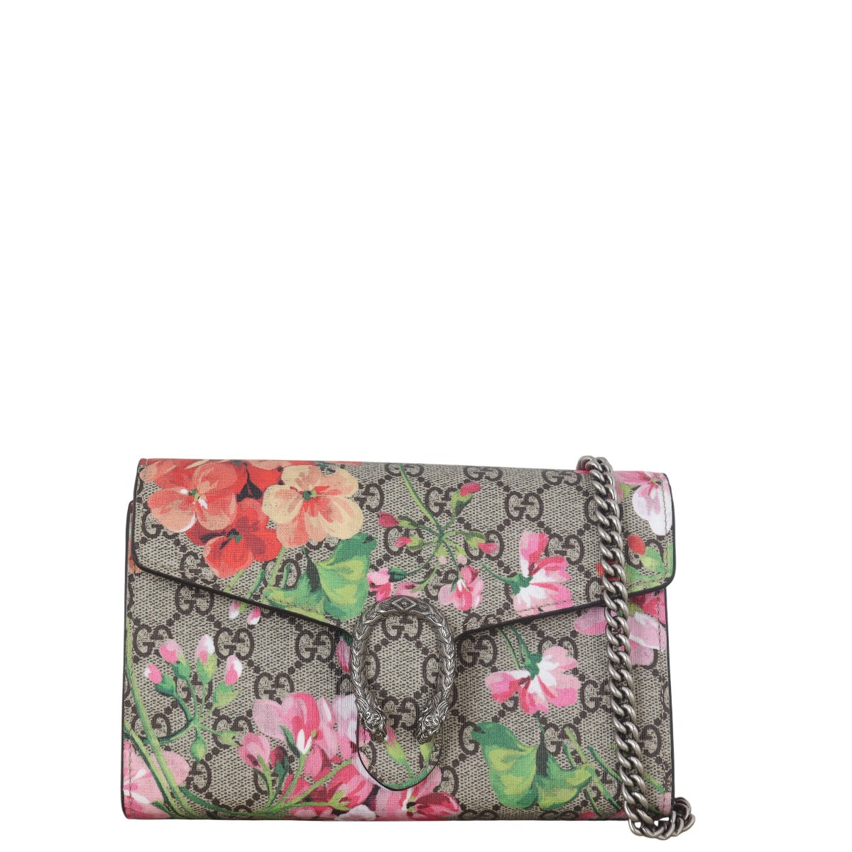 Gucci Dionysus GG Blooms Chain Wallet