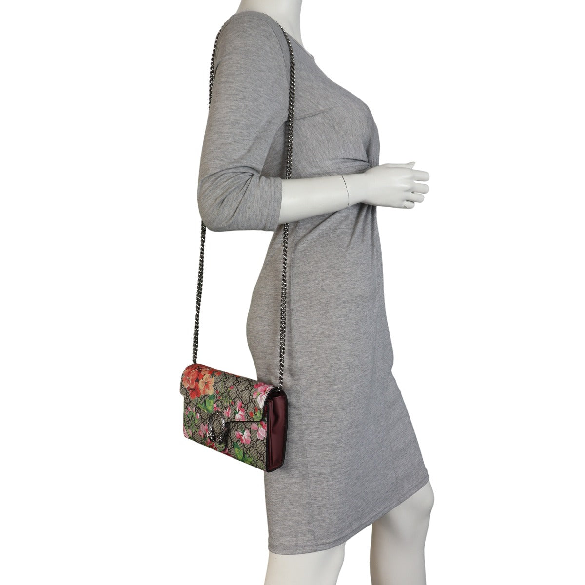 Gucci Dionysus GG Blooms Chain Wallet